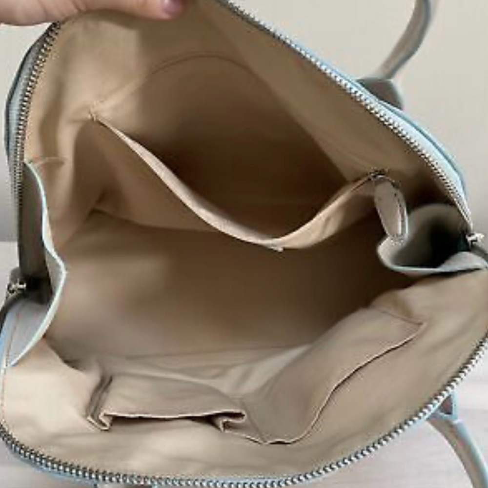 Coach Bleeker Preston Edgepaint Cream/Blue Shoulder/Crossbody Bag - Picture 6 of 11